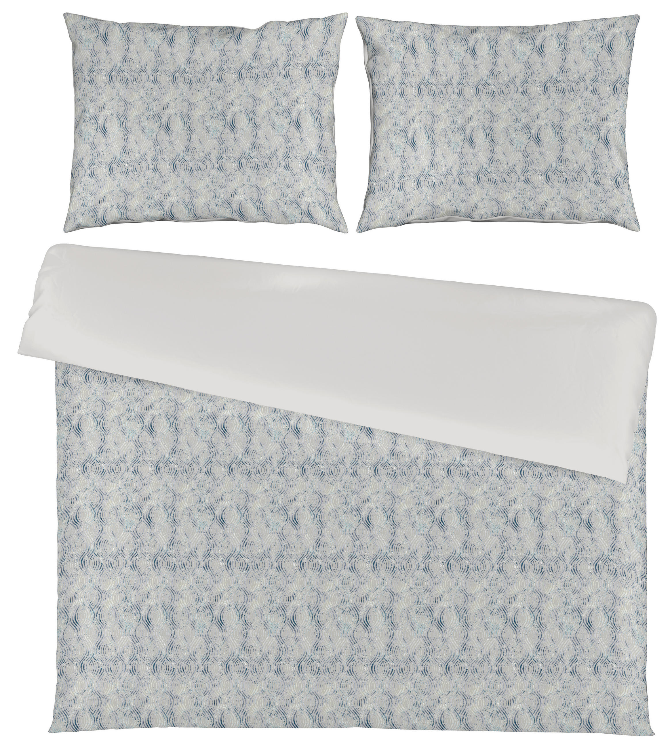 POSTELJNINA DEA 200/200 cm saten svetlo siva  - svetlo siva, Basics, tekstil (200/200cm) - Novel