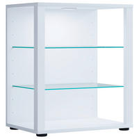 VITRINEWeiss  - Weiss, Modern, Holzwerkstoff/Kunststoff (52/60/35cm) - MID.YOU