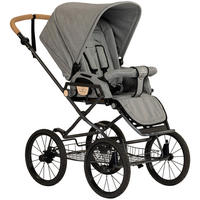 KINDERWAGEN Ida  - Anthrazit/Grau, Basics, Textil/Metall (83/62/44cm) - Naturkind