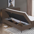 BOXBETT 180/200 cm  in Dunkelbraun  - Dunkelbraun/Schwarz, Design, Holz/Holzwerkstoff (180/200cm) - Xora