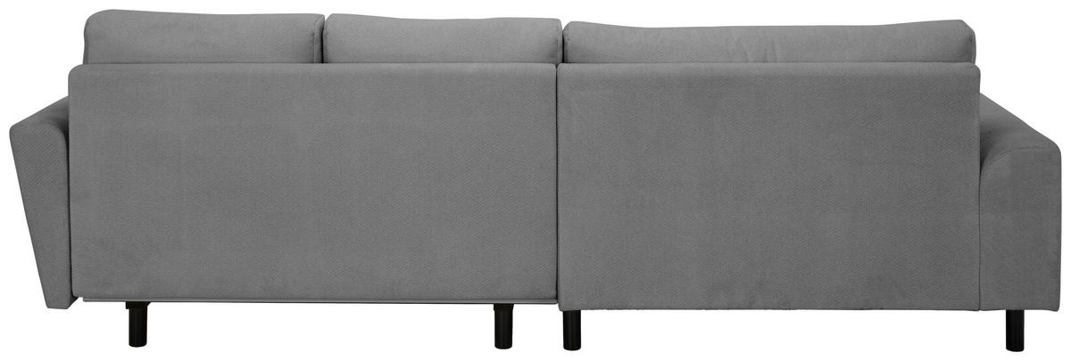 ECKSOFA Grau Webstoff  - Buchefarben/Grau, KONVENTIONELL, Holz/Textil (169/294cm) - Carryhome