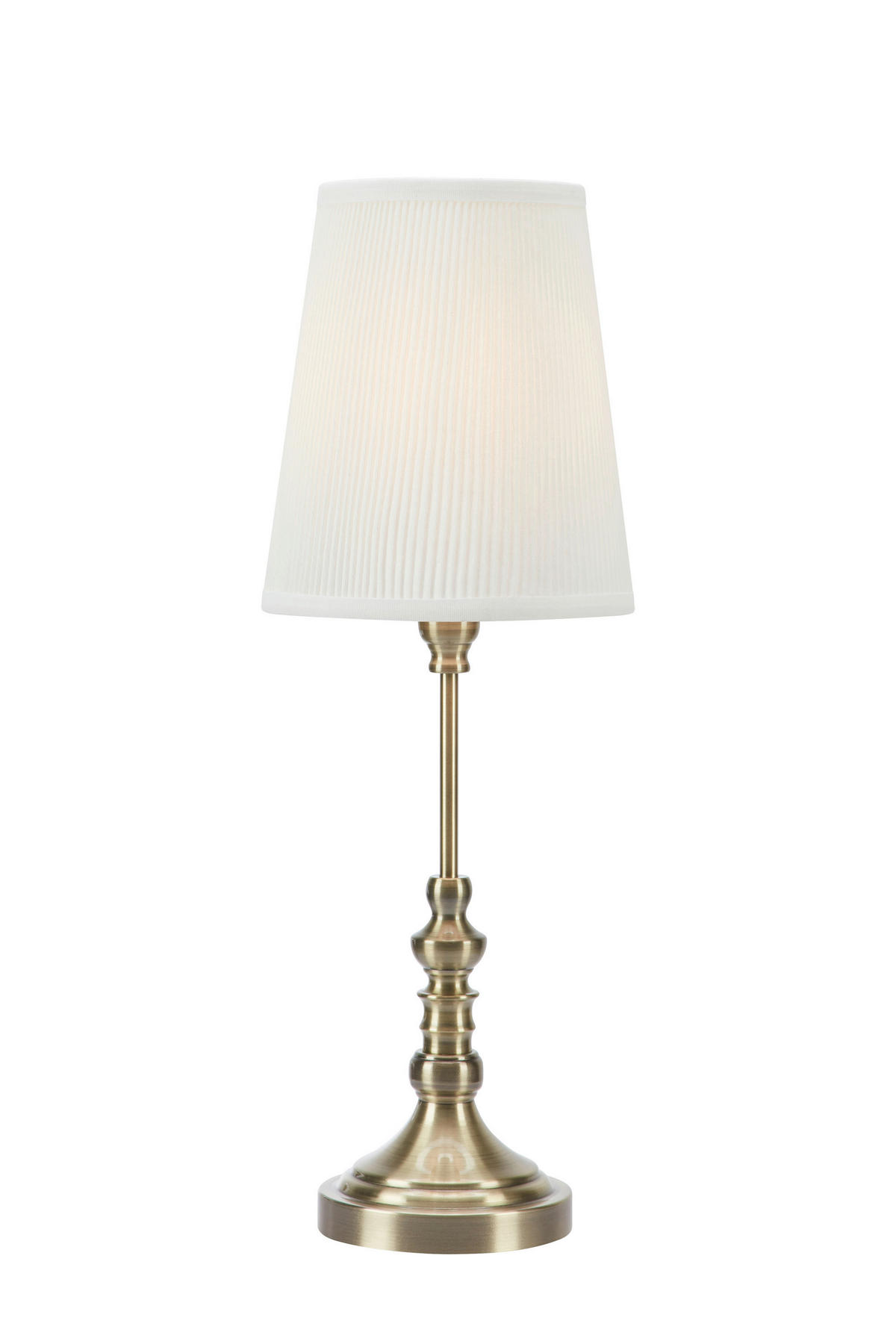 TISCHLEUCHTE NOBLE 21,5/66 cm   - Messingfarben/Creme, Design, Textil/Metall (21,5/66cm) - Markslöjd