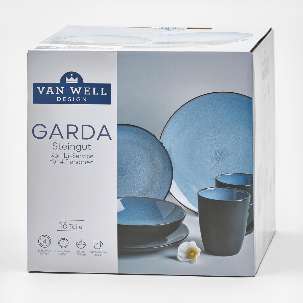 KOMBISERVICE Garda 16-teilig  - KONVENTIONELL (35/29/29cm) - Van Well