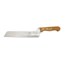 KÄSEMESSER Heidi Cheese Line: Hartkäsemesser 27 cm  - Edelstahlfarben/Braun, Basics, Holz/Metall (27cm) - Heidi Cheese Line