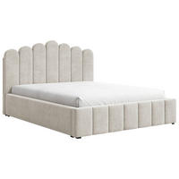 POLSTERBETT Lattenrost, Bettkasten Beige 180/200 cm  - Beige/Schwarz, KONVENTIONELL, Holz/Kunststoff (180/200cm) - Chameo