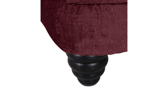 XXL-SESSEL - Bordeaux/Schwarz, Design, Holz/Textil (127/106/149cm) - Landscape