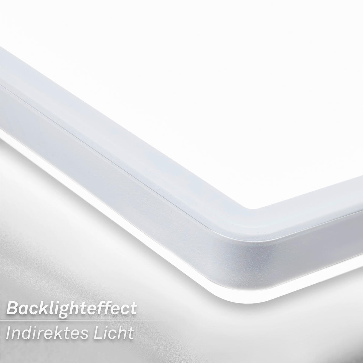 LED-PANEEL Tava A 42/42/3 cm   - Weiß, Basics, Kunststoff (42/42/3cm) - Briloner