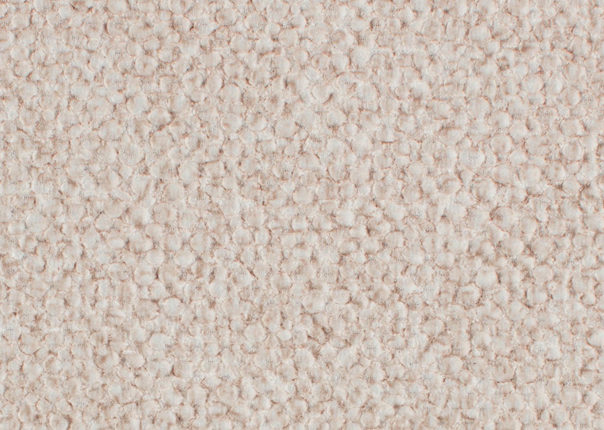 ECKSOFA in Bouclé Creme  - Creme/Schwarz, Natur, Textil/Metall (233/288cm) - Valnatura