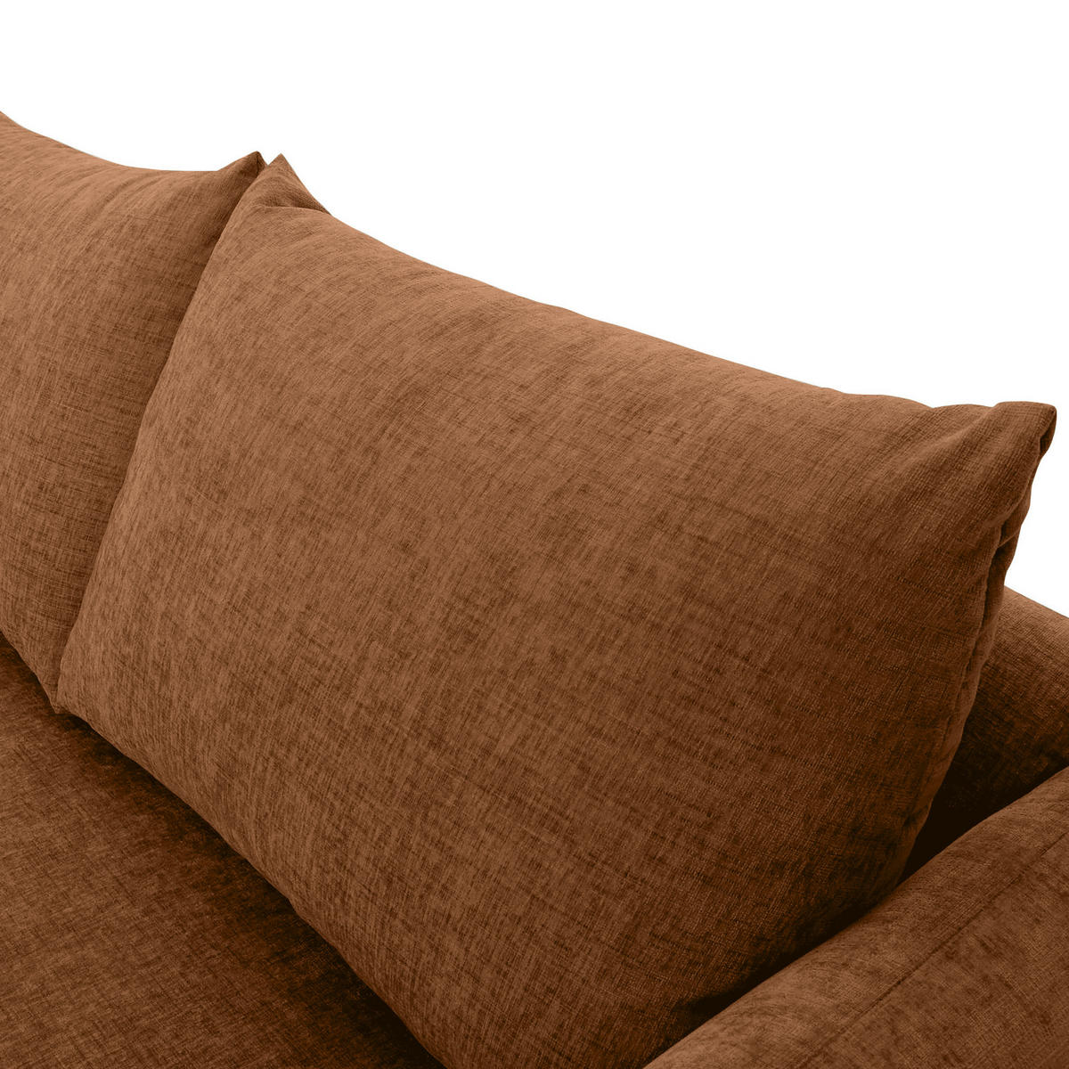 HÖRNSOFFA i flatväv rostfärgad  - bokfärgad/rostfärgad, Klassisk, trä/textil (144/230cm) - Livetastic