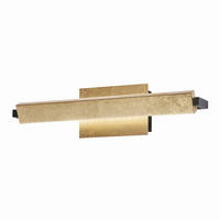 LED-WANDLEUCHTE Pare   - Goldfarben, KONVENTIONELL, Kunststoff/Metall (10/40/11cm) - Fischer & Honsel