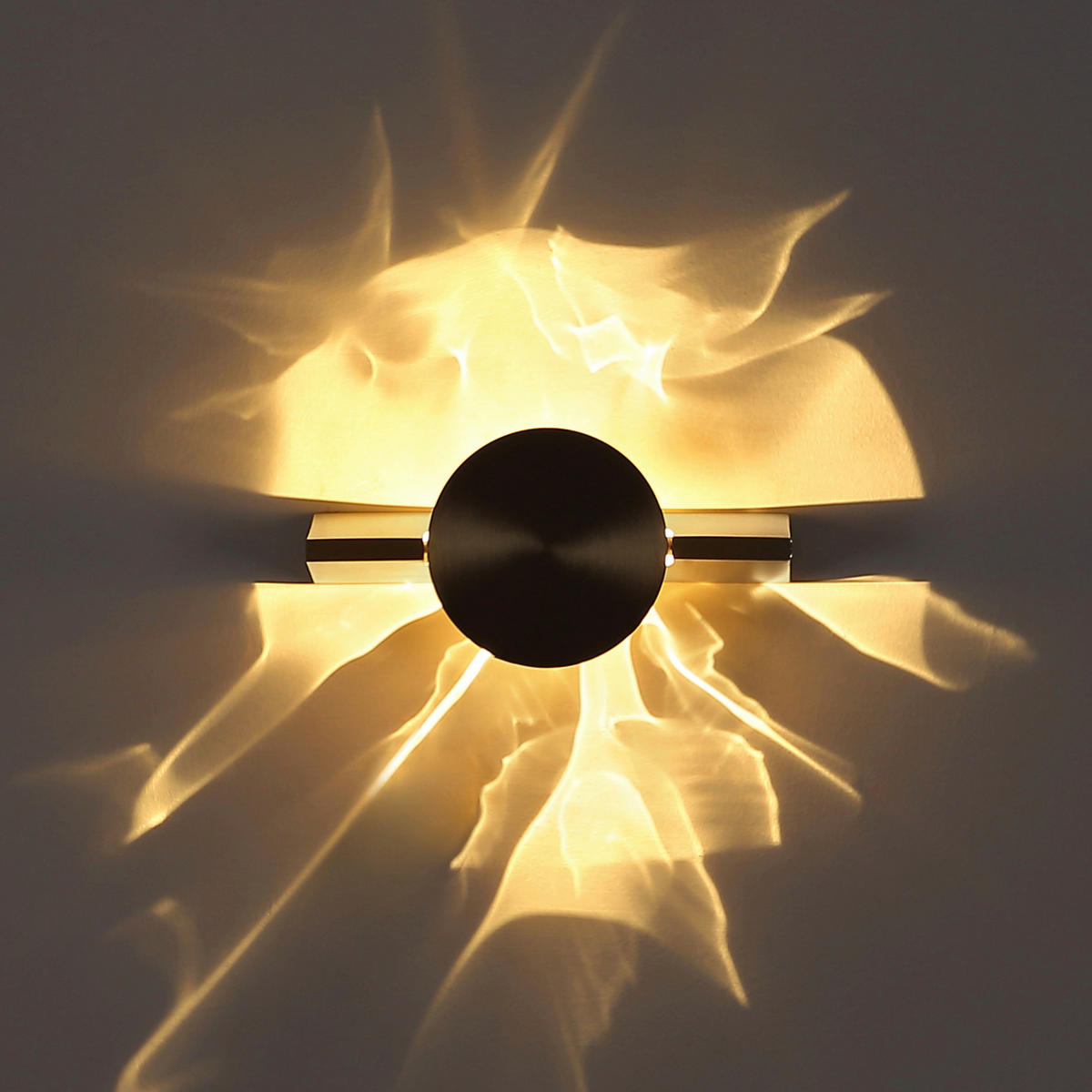 LED-WANDLEUCHTE Jasper 10/20 cm  - Nickelfarben, Design, Metall (10/20cm)