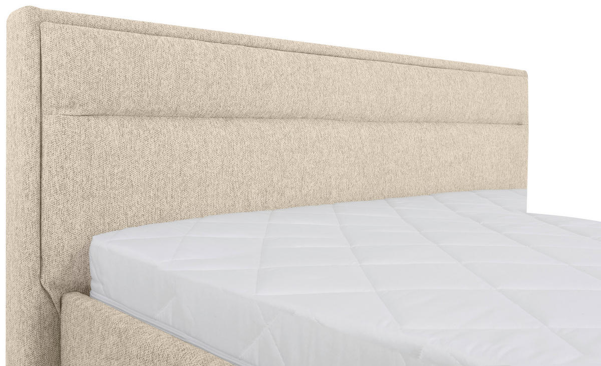 TAPECIRANI KREVET   120/200 cm   bež  - bež, Moderno, drvo/metal (120/200cm) - MID.YOU