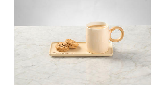 KAFFEEBECHER  350 ml   - Creme, LIFESTYLE, Keramik - Novel