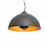 HÄNGELEUCHTE - Goldfarben/Schwarz, LIFESTYLE, Metall (53cm) - By-Rydens HÄNGELEUCHTE - Goldfarben/Schwarz, LIFESTYLE, Metall (53cm) - By-Rydens
