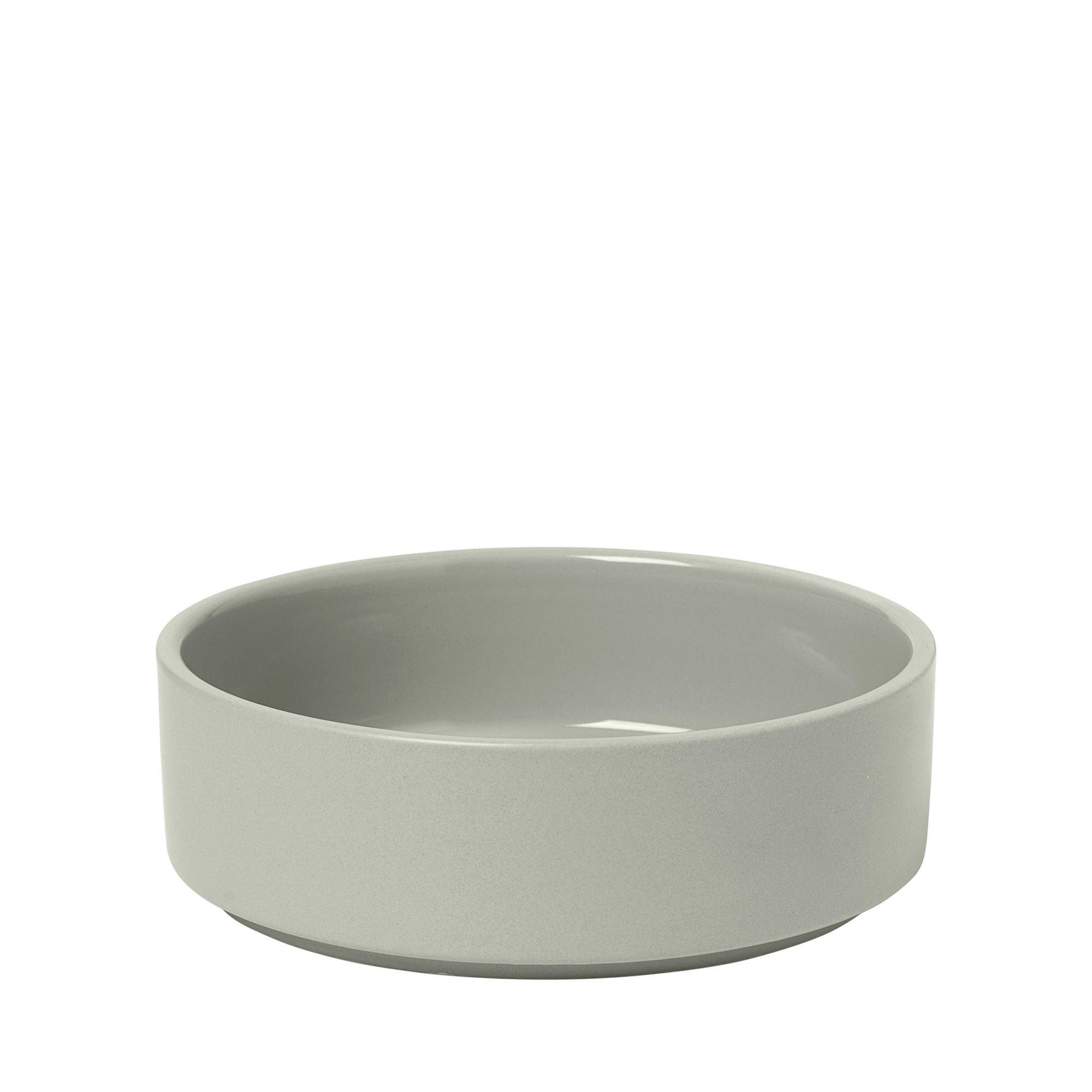 SCHALE   - Hellgrau, Design, Keramik (14/4,5cm) - Blomus