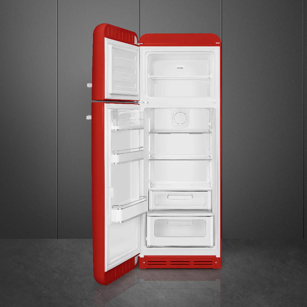 KÜHL-GEFRIER-KOMBINATION 60/178/72,8 cm FAB30LRD5  - Rot, Basics, Metall (60/178/72,8cm) - SMEG