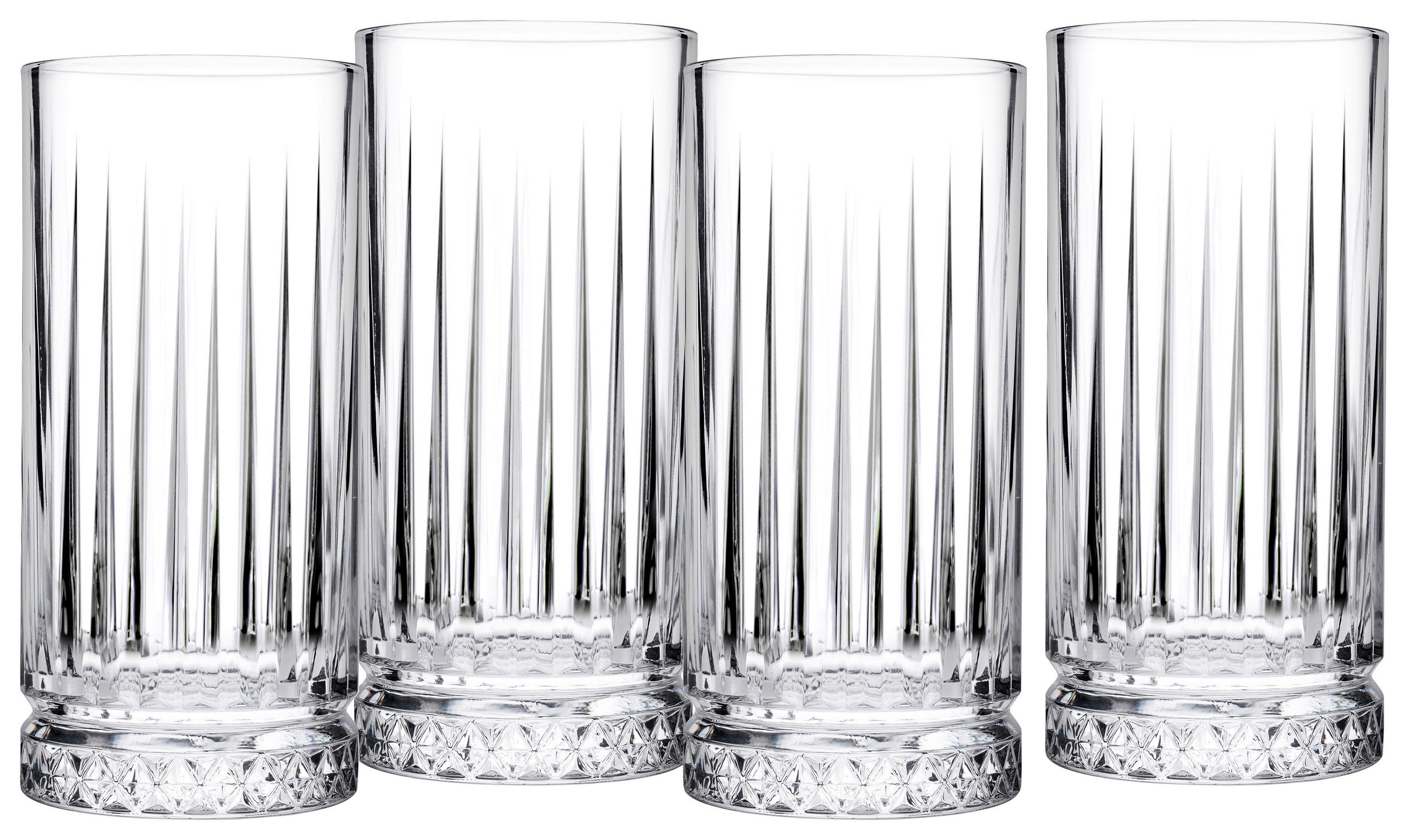 GLASSET Elysia 4 delar  - klar, Basics, glas (450ml) - Creatable