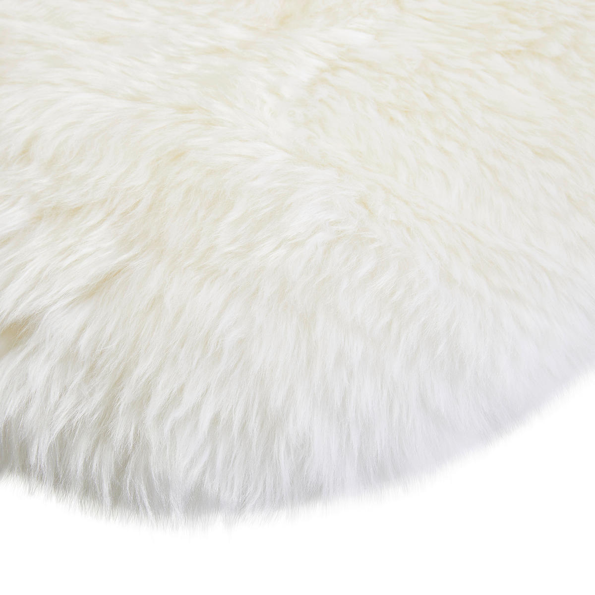 OVČÍ KOŽEŠINA, 60/140 cm, bílá - bílá, Natur, kožešina (60/140cm) - Linea Natura