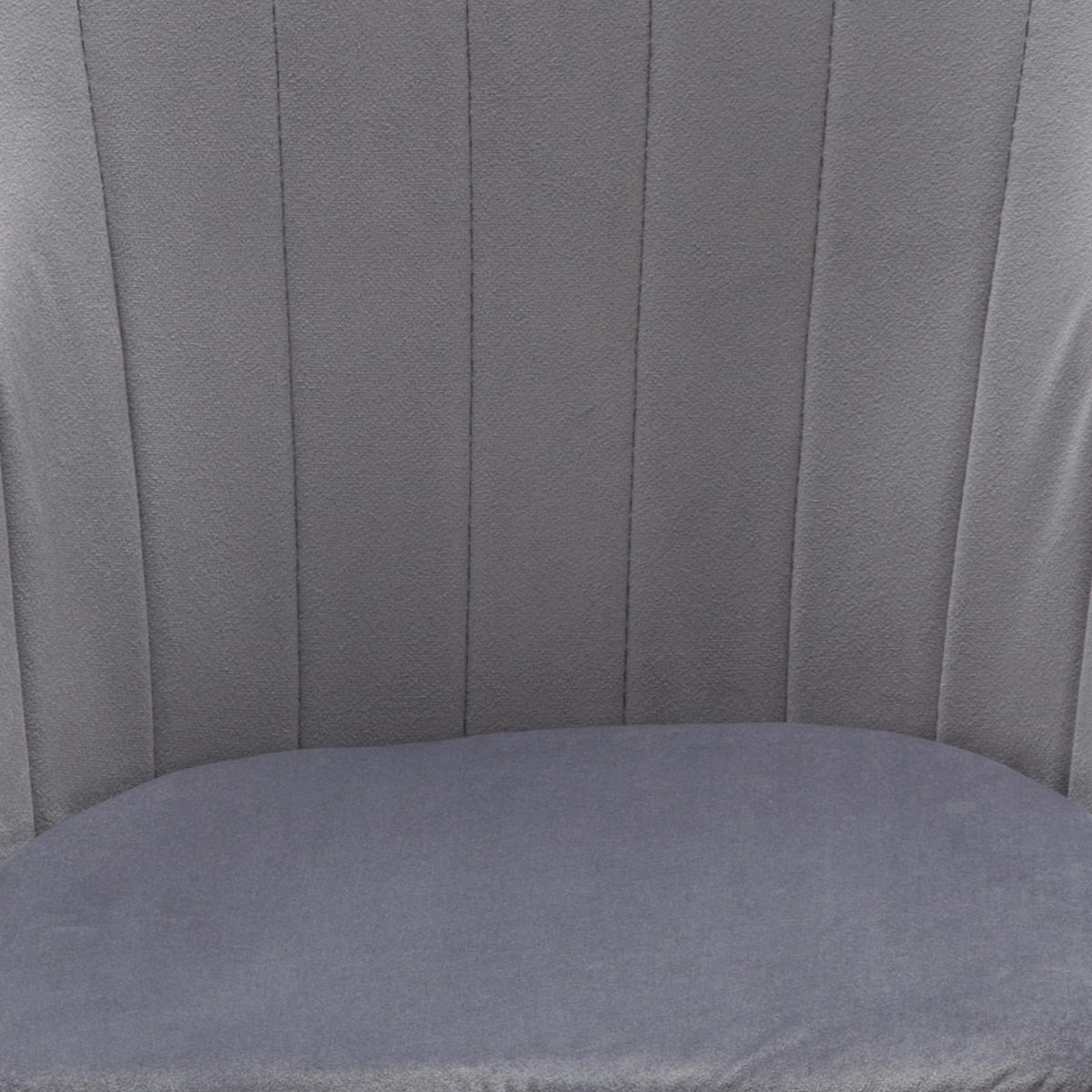 OTOČNÁ STOLIČKA, zamat, sivá - sivá/zlatá, Konventionell, kov/textil (54/105/52cm) - MID.YOU