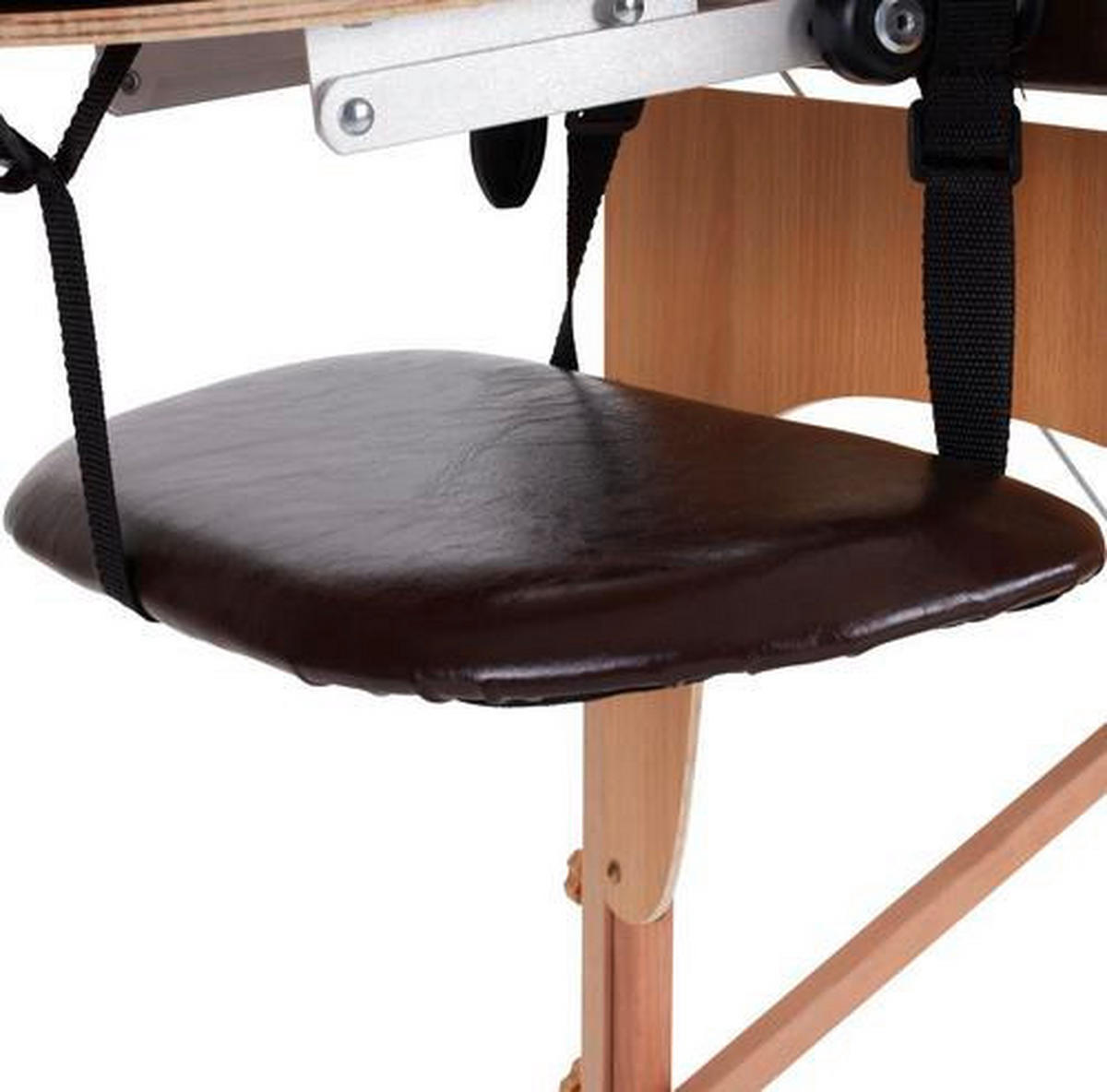 MASSAGELIEGE - Braun, Trend, Holz/Holzwerkstoff (185/70/62-85cm) - Novel