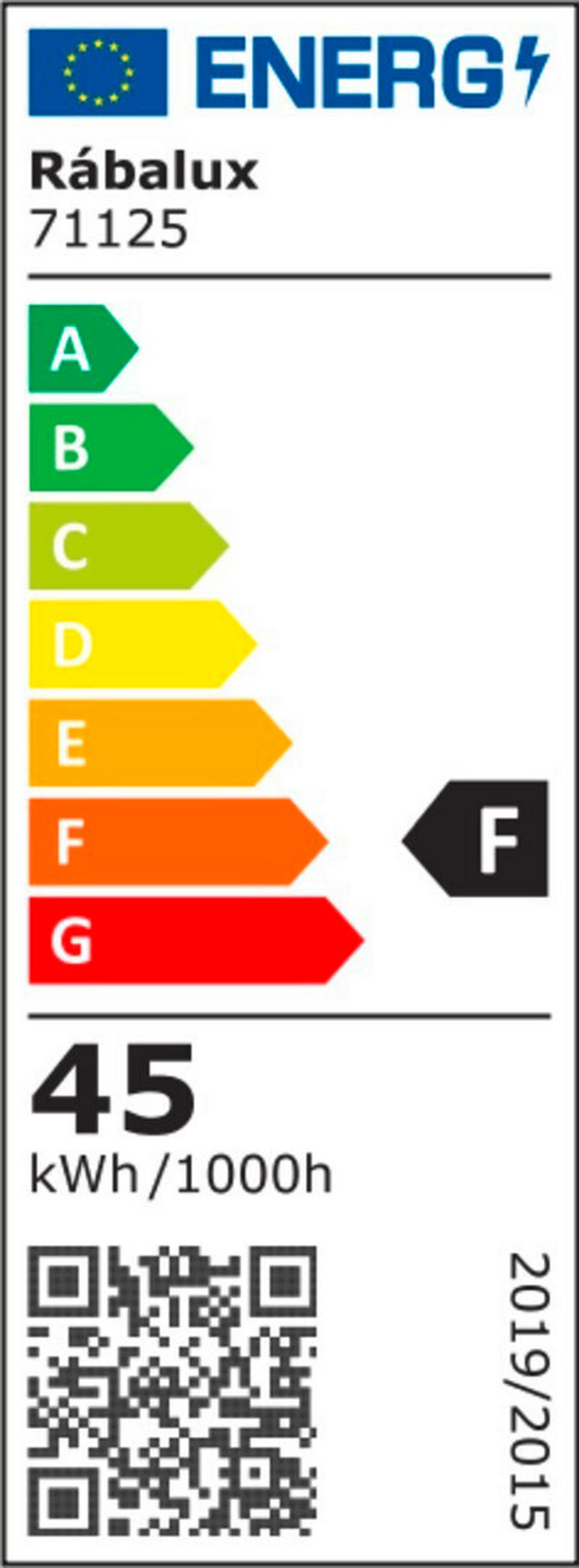 LED PLAFONJERA - bela, Osnovno, plastika (48/6,8cm)