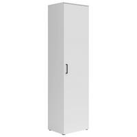 MEHRZWECKSCHRANK 50/195/40 cm  - Weiss/Anthrazit, Modern, Holzwerkstoff/Kunststoff (50/195/40cm) - Carryhome