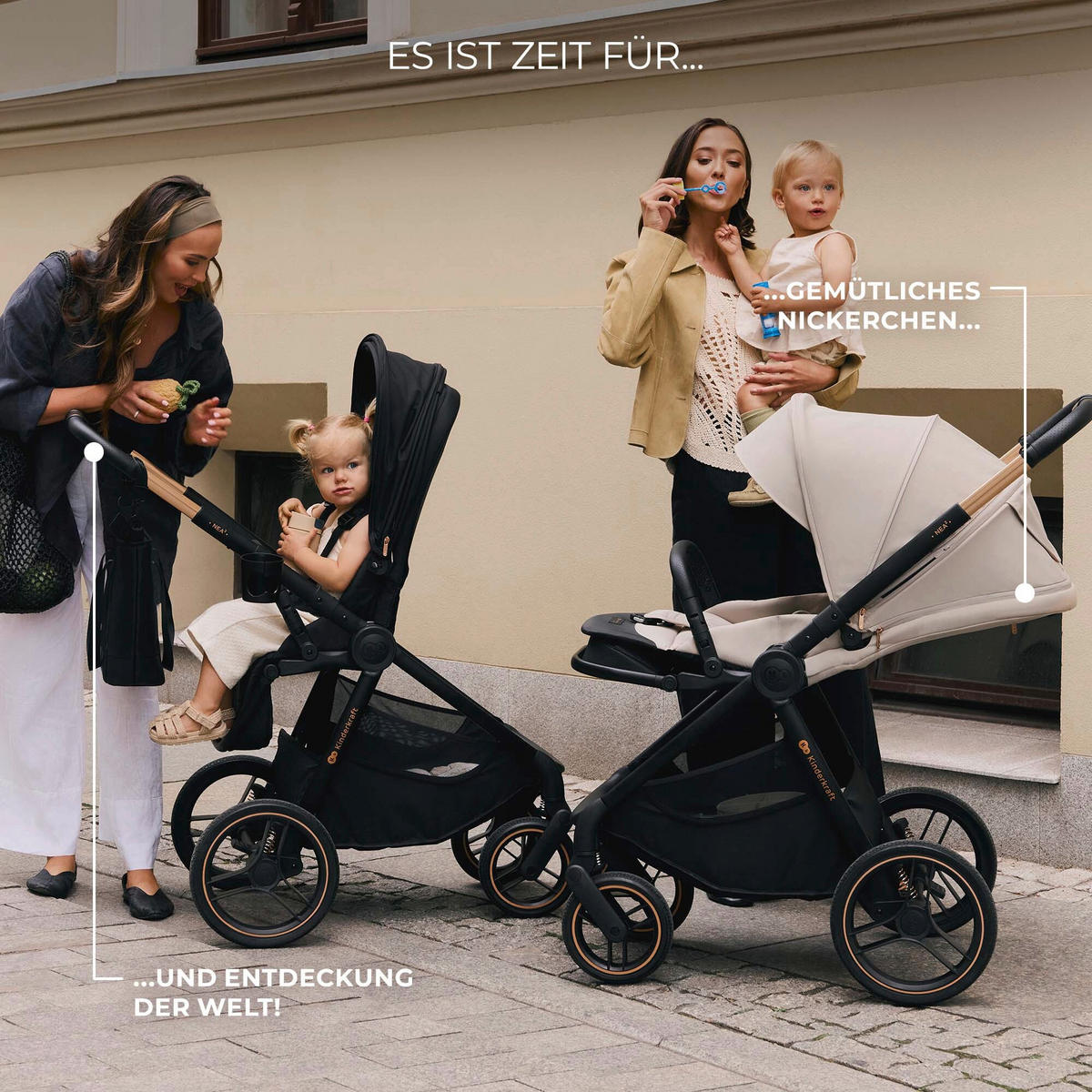 KINDERWAGENSET Nea 2  - Basics (81/60/112cm) - Kinderkraft