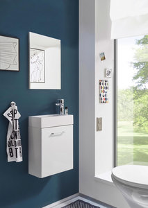 Schmales Badezimmer Set 3 Teilig In Weiss Bestellen