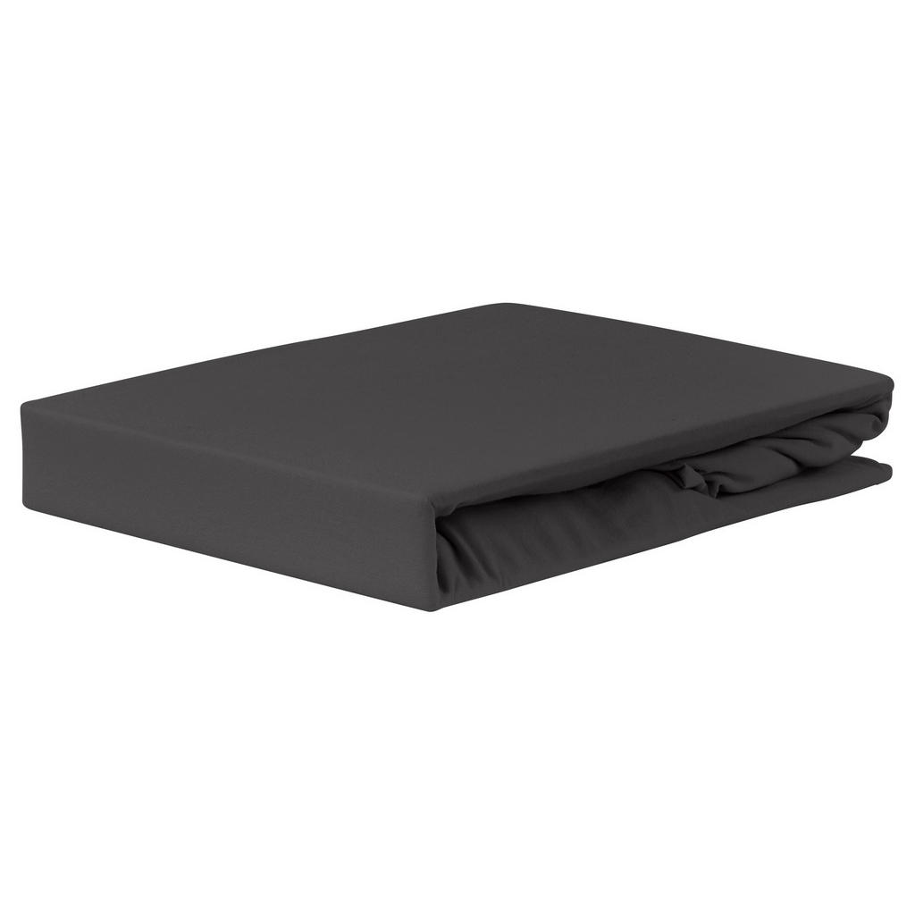 Spannleintuch Jardena Anthrazit 180x200 Cm Baumwolle