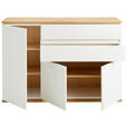 SIDEBOARD in 139/93/42 cm - Schwarz/Weiß, MODERN, Holzwerkstoff/Kunststoff (139/93/42cm) - Xora