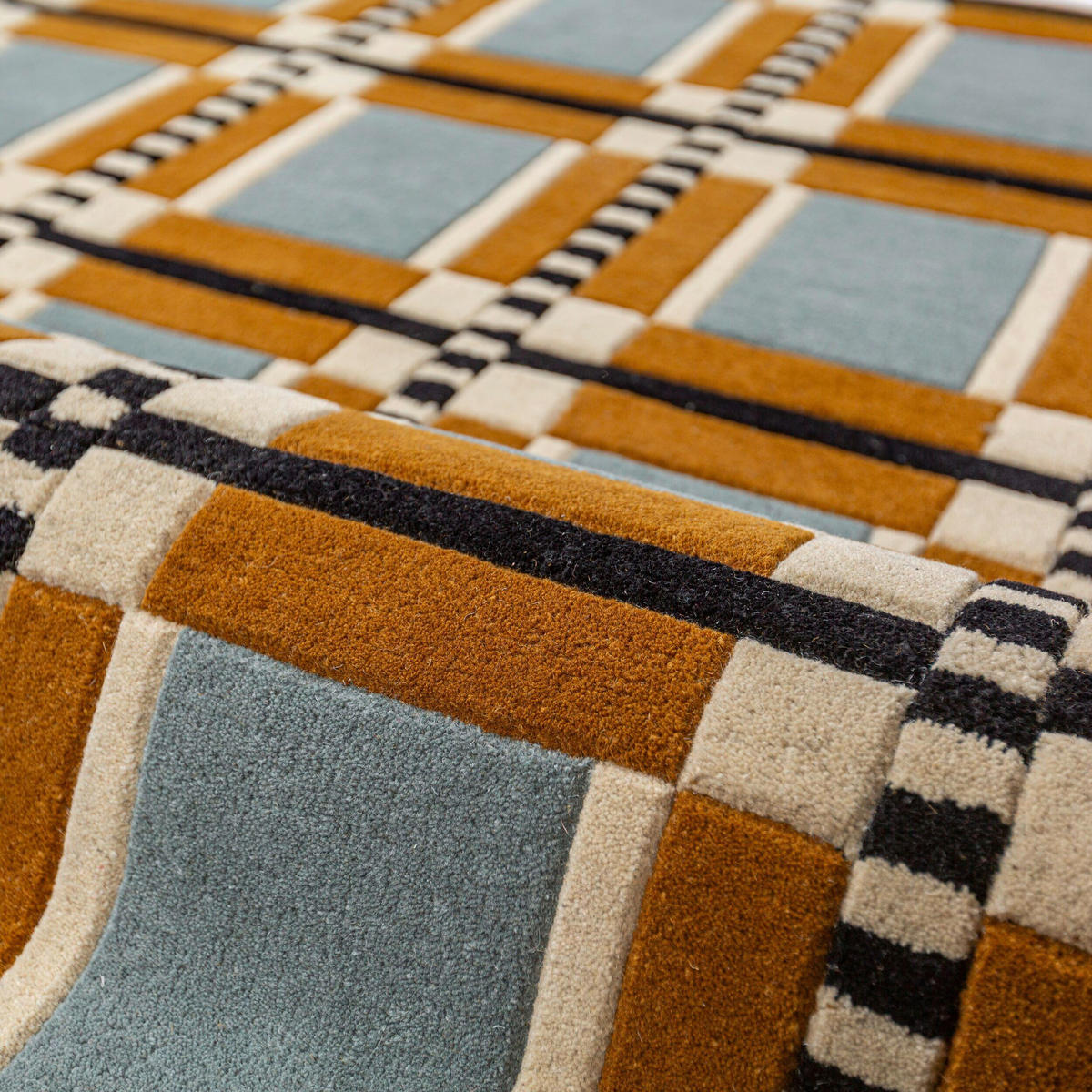 WOLLTEPPICH 200/290 cm Quadro Multicolor rechteckig  - Multicolor, Basics, Textil (200/290cm) - Flair Rugs
