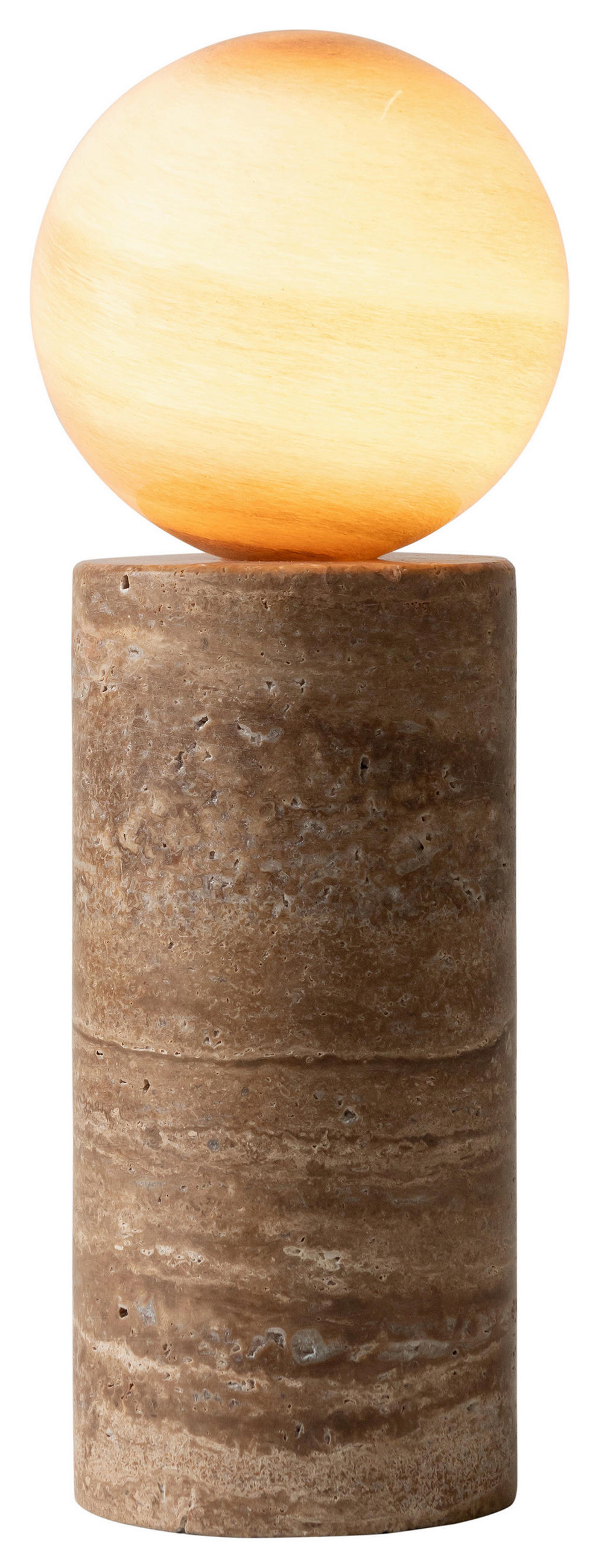 STOLNÍ LAMPA, nástěnný stmívač, G9, 12/33 cm  - pískové barvy, Design, kámen/sklo (12/33cm) - It's about Romi