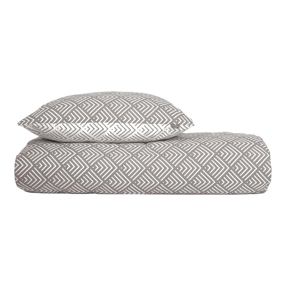 BETTWÄSCHE 2-teilig MABEL Renforcé 135/200 cm  - Grau, Basics, Textil (135/200cm)