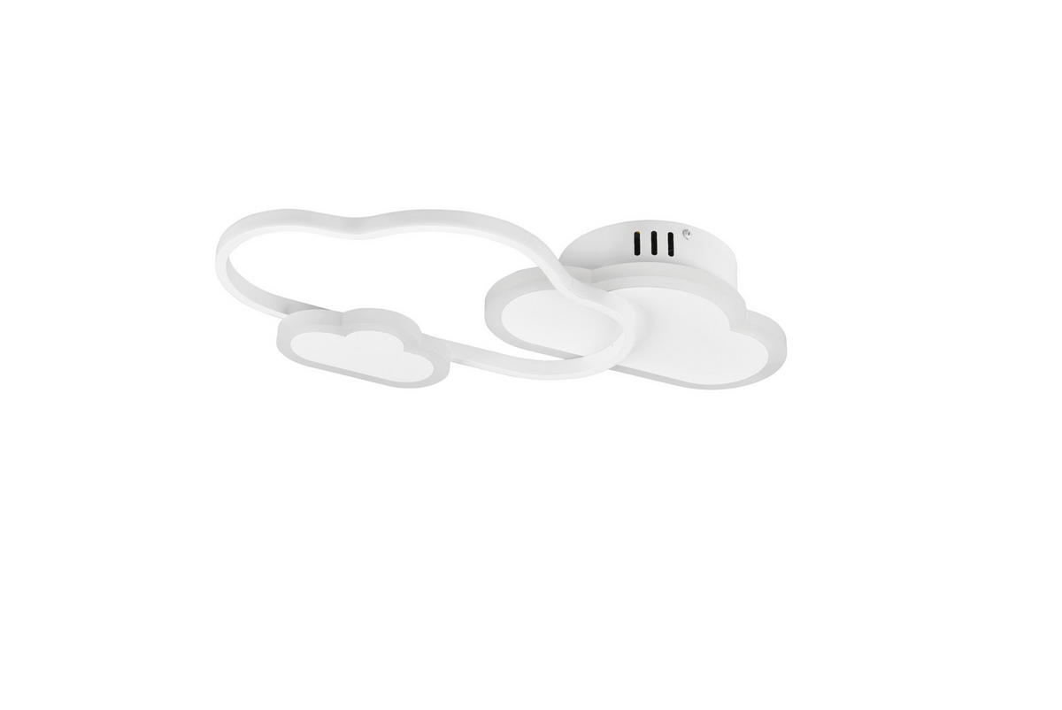 LED-WANDLEUCHTE 52/25/9,5 cm   - Weiß, Design, Metall (52/25/9,5cm)