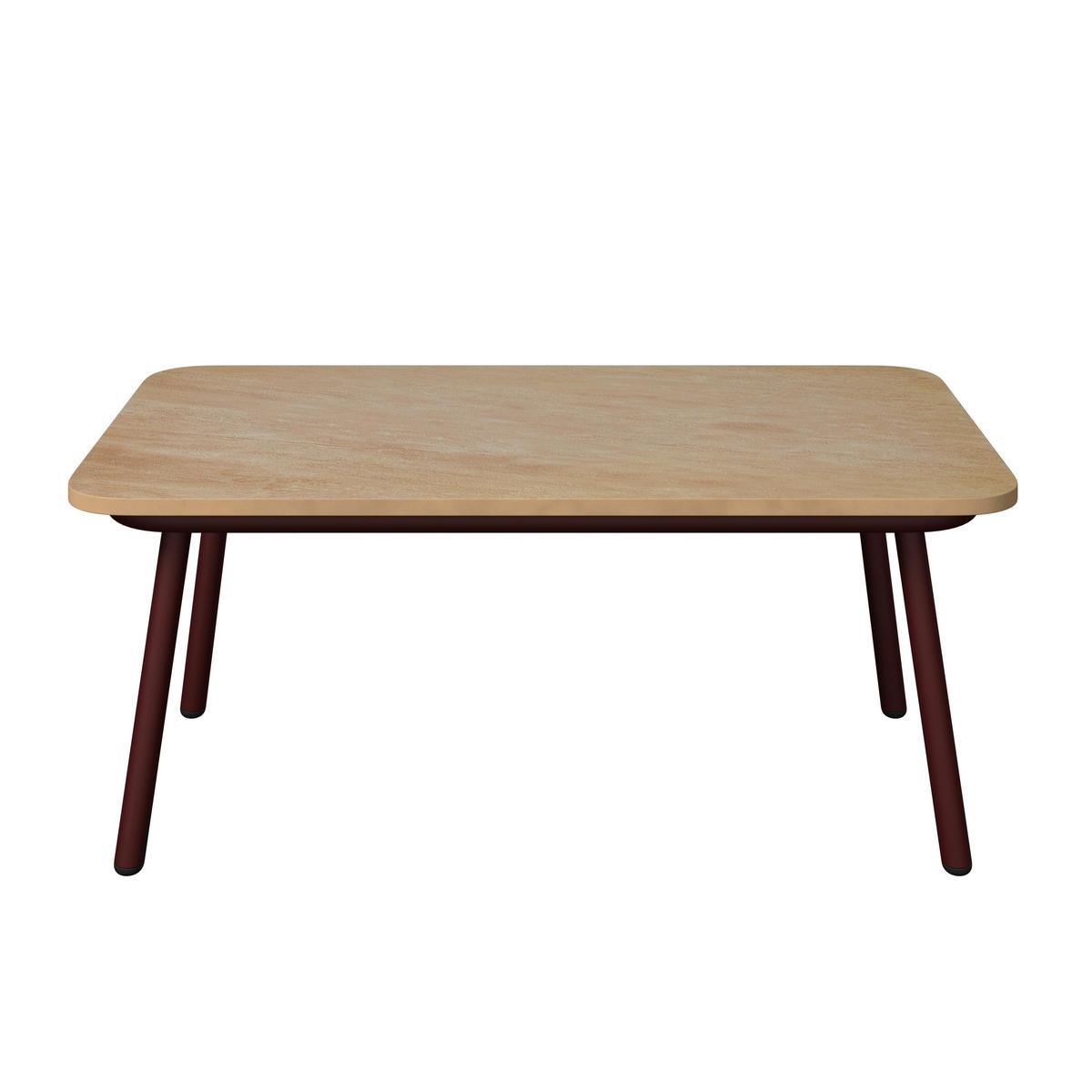 Set Lounge 4 piese  255/165 cm   - crem/roșu burgund, Modern, plastic/metal (255/165cm) - Ambia Garden