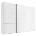 SCHWEBETÜRENSCHRANK  in Weiß  - Alufarben/Weiß, Holzwerkstoff/Metall (249/222/68cm) - Moderano