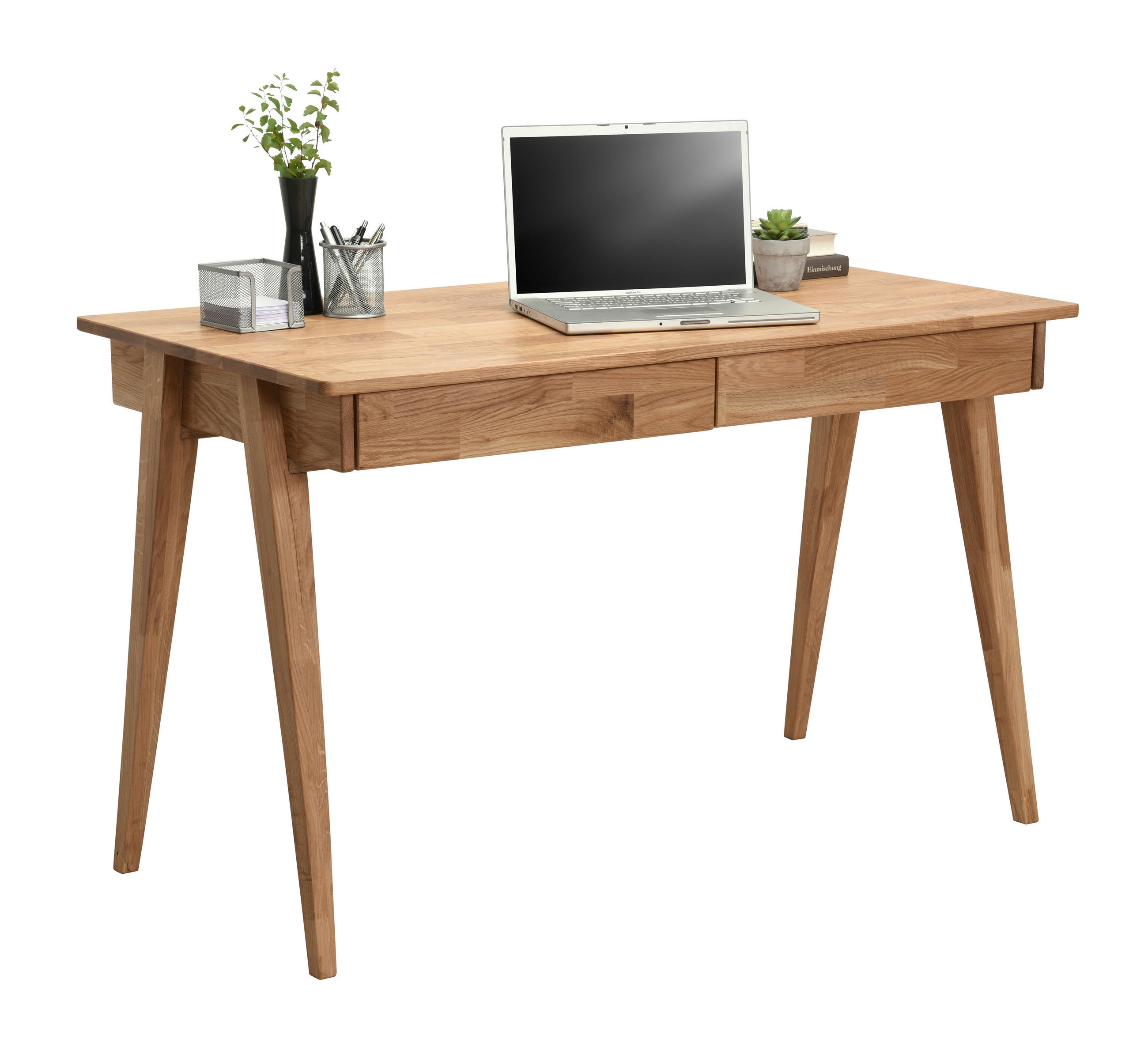 home24 Schreibtisch Wildeiche 65x76x120 cm