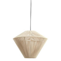 HÄNGELEUCHTE Felida 53/37 cm   - Creme, Basics, Textil/Metall (53/37cm) - Light & Living