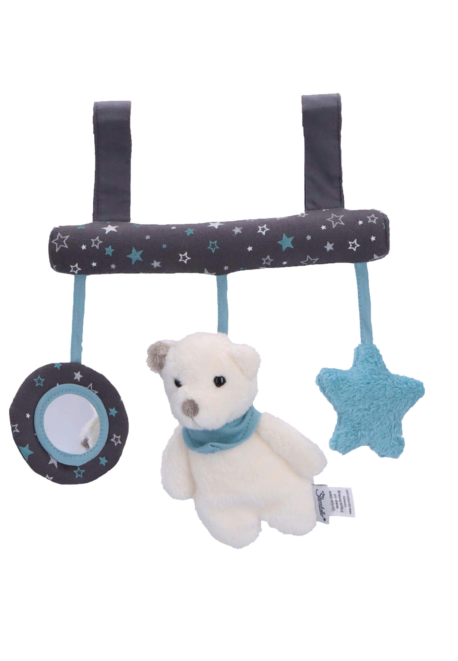 KINDERWAGENKETTE  - Grau, Textil (20/19/6cm) - Sterntaler