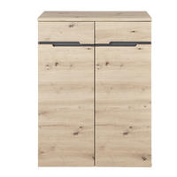 KOMMODE , 80/107/38 cm,  - Graphitfarben/Schwarz, Modern, Holzwerkstoff/Kunststoff (80/107/38cm) - MID.YOU