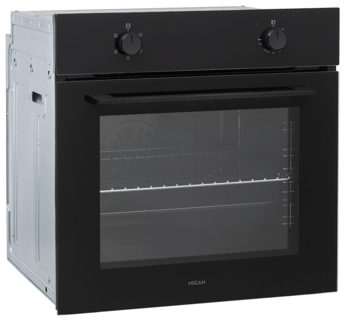 INBYGGNADSUGN BOAUS65  - svart, Basics, metall/glas (59,5/59,5/55-57cm) - Mican