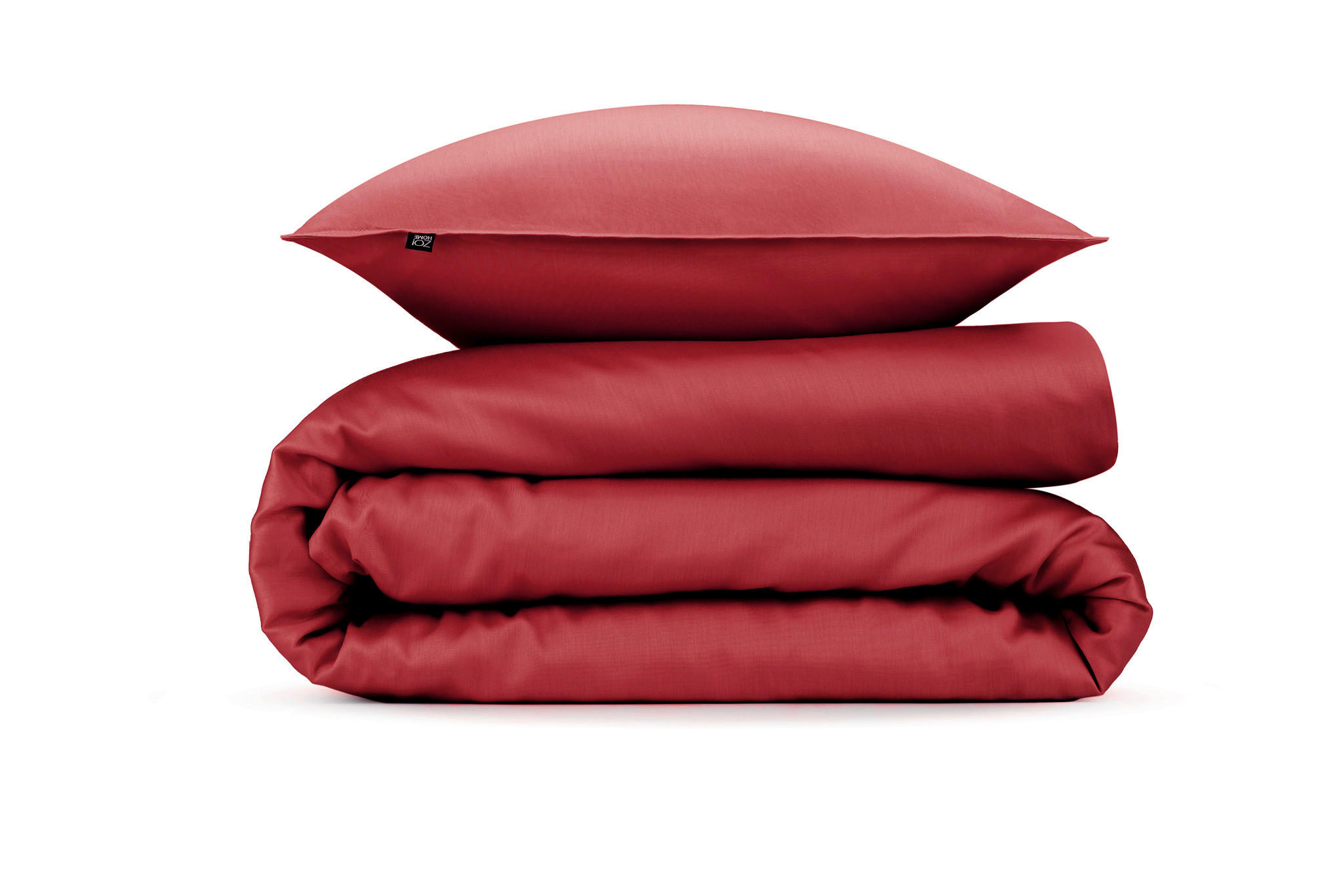 BETTWÄSCHE Satinado Makosatin 155/220 cm  - Rot, Basics, Textil (155/220cm)
