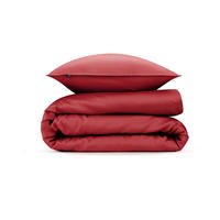 BETTWÄSCHE Satinado Makosatin 155/220 cm  - Rot, Basics, Textil (155/220cm)