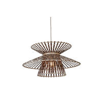 HÄNGELEUCHTE Good & Mojo 57/27 cm   - Naturfarben/Braun, Basics, Naturmaterialien (57/27cm) - Good & Mojo