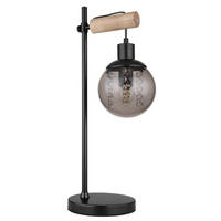 VEIOZĂ - străveziu/culoare natur, Natur, sticlă/lemn (24/18/55cm) - Globo