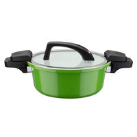 KOCHTOPF Energiespartopf 4 l  - Hellgrün, Basics, Metall (24cm) - GSW