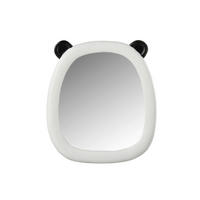 WANDSPIEGEL 25/29/2 cm  - Schwarz/Weiß, Trend, Glas/Kunststoff (25/29/2cm)