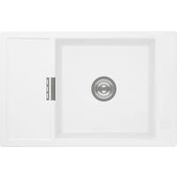 SPÜLE MOND100XSADAY  - Weiß, Basics, Stein (78/30,5/51cm) - Schock