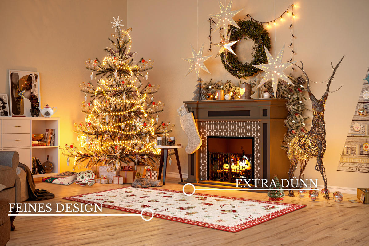 LÄUFER 80/200 cm Toy's Delight Nostalgic Shine  - Rot/Multicolor, Design, Kunststoff/Textil (80/200cm) - Villeroy & Boch