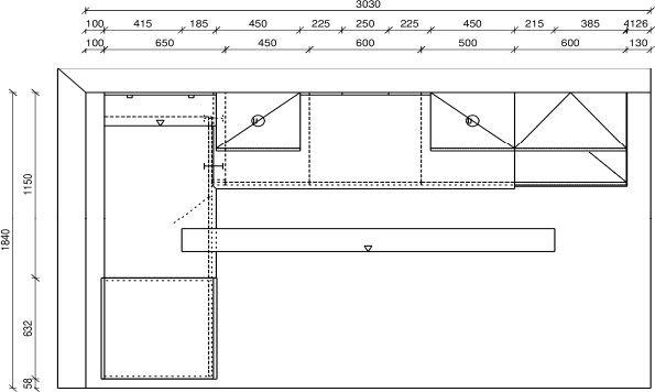 KÜCHENLEERBLOCK  175/280 cm  in Grün, Eichefarben  - Eichefarben/Schwarz, MODERN, Holzwerkstoff (175/280cm) - Welnova